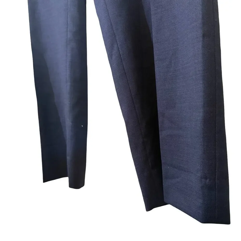 Kenneth Cole Awearness Navy Blue Stretch Wool 3 Button Suit Jacket & Pants 50 R